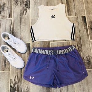 Purple shorts